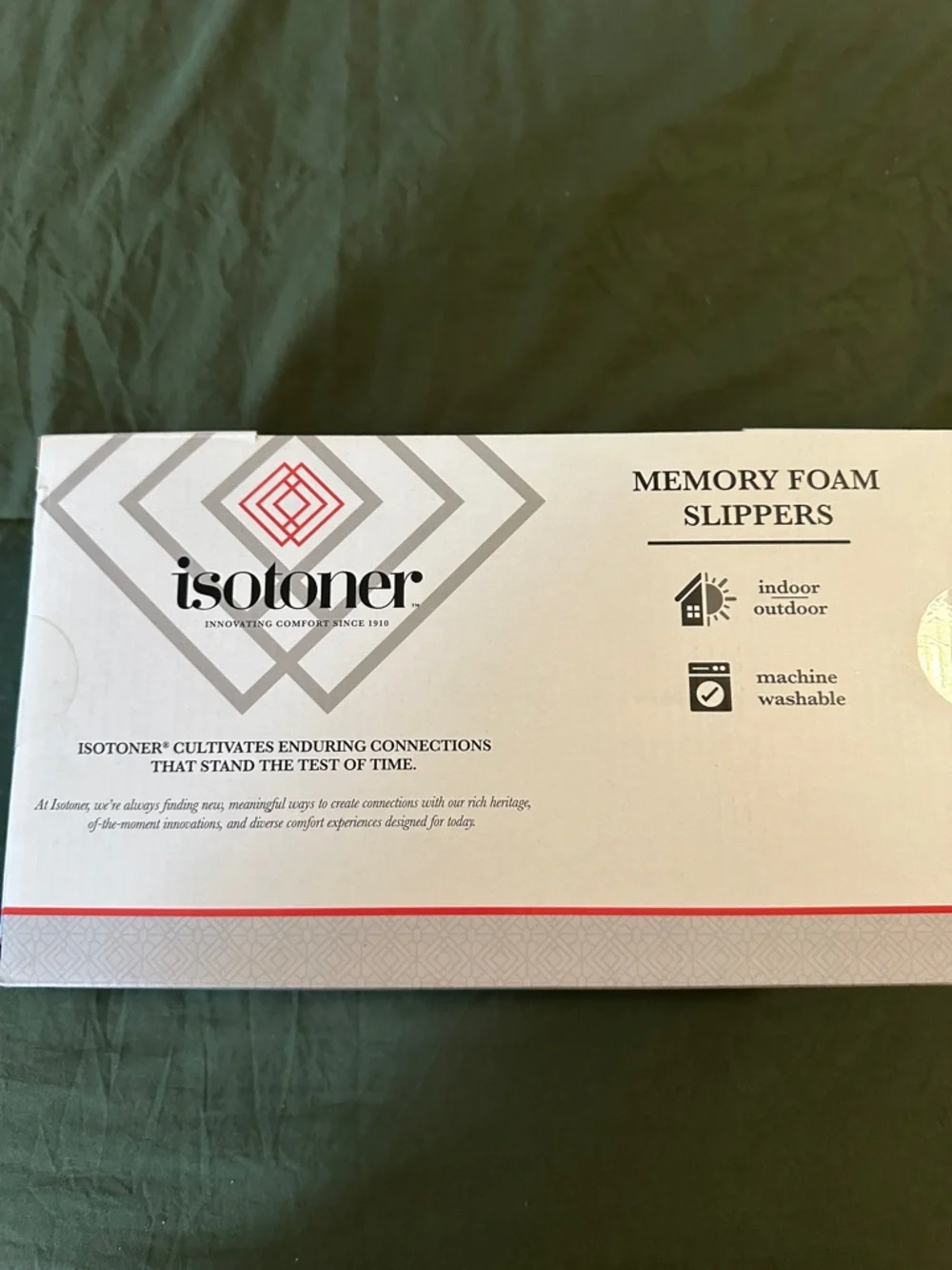 Isotoner Leopard Print Slip-On Slippers with Faux Fur Trim - Picture 4 of 4